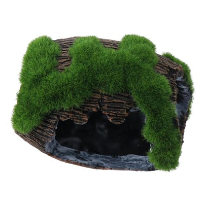 Fish Hiding Cave Fish Tank Ornaments Decorations Cask Broken Barrel for Tank Fish Cave Hide 8.5x6.5x7 cm