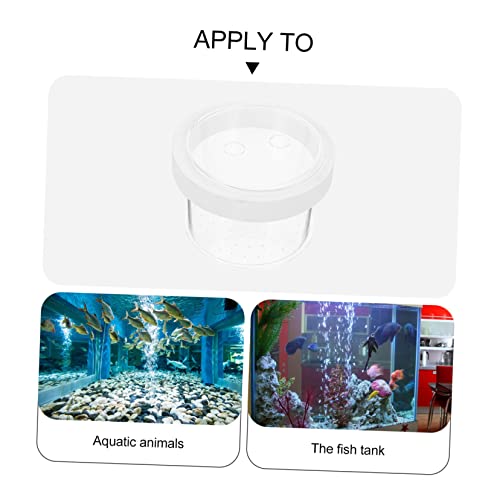 Floating Fish Breeding Box Removable Cover Water Permeable Design for Fish Tanks Prevents Escape Transparent Isolation Container