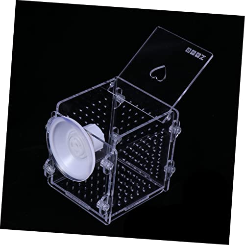 LIOOBO Guppy Breeder Box Fish Isolation Aquarium Incubator Acrylic Fish Tank Accessory