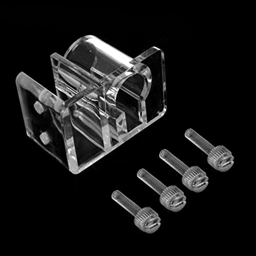 Hose Holders Water Pipe Tube Clamp Acrylic Fixed Clip Adjustable Aquarium Accessories Hoses Holder Clip Heater Light Thermometers Gravel Sand Decorations Filter Fish Tank Light