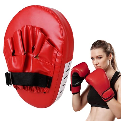 Boxing Target Pad Thick Adjustable Curved Focus Punching Training Hand Pads | Hand Target Training Hand Pads for Kickboxing Karate Thai