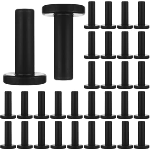 30 Pcs 1/4" Drip Irrigation Tee Connectors for Tube Quick Connect Parts Fittings for 1/4 Inch(6.35mm) Tubing or Sprinkler(Pom,End Plug,Black) - size: Black, style: End Plug