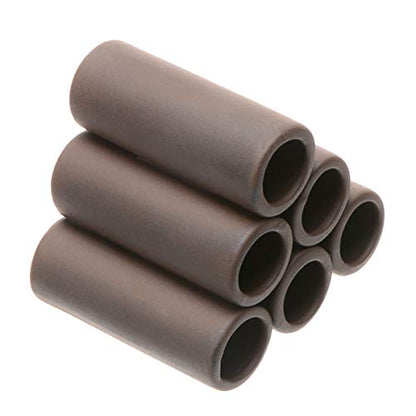 Saim Aquarium Breeding Cave Ceramic Shrimp Shelter Spawning Tube Shrimp Hide Ornament Hiding Cave Decorations Hideaway Pipe, Betta Accessories (6 Holes)