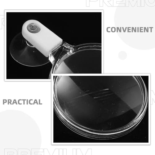 FOMIYES 4pcs Acrylic Fish Tank Glass with Cup for Observing Betta Fish Microlandscapes Plants and Spiders for Seniors and