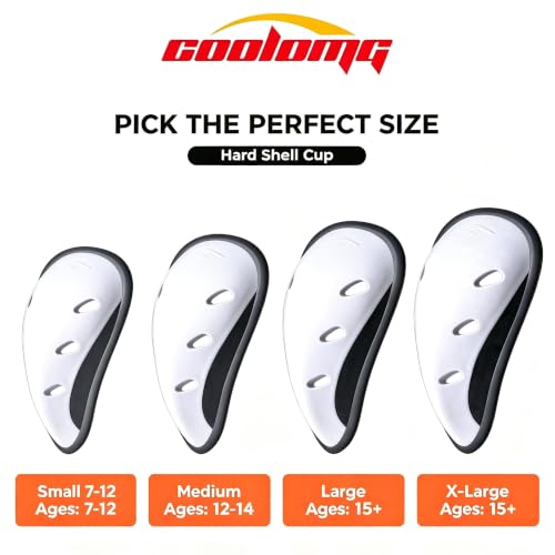 COOLOMG Athletic Cup Youth Men Sports Cup Baseball Football Boxing - size: Medium