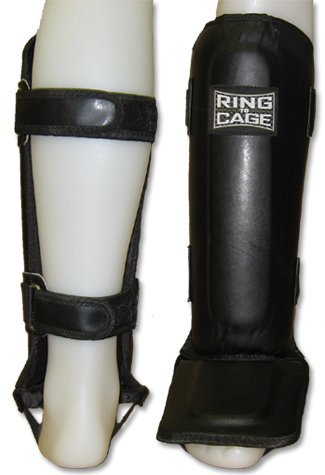 Muay Thai Pro-Style Shin Instep for Muay Thai, MMA, Kickboxing, Stand up - size: Small (Youth)