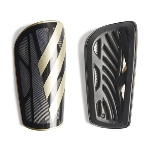 adidas Unisex Adult Tiro Soccer Shin Guards - color: Black/Gold Metallic/White/League, size: Medium