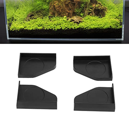 GLOGLOW Fish Tank Corner Protector, Aquarium Glass Angle Cover Plastic for Home
