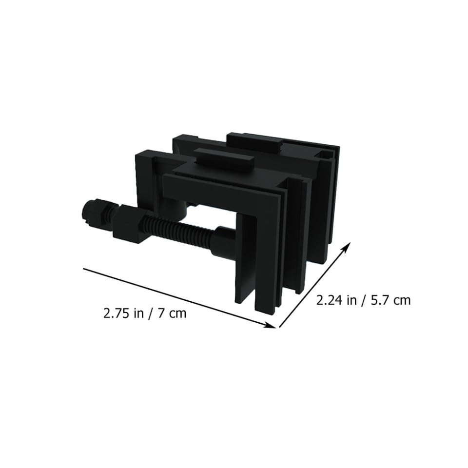 balacoo 2pcs Fish Tank Clips Aquarium Fixed Clips for Change Holders Groove Design for Wire Organization and Secure Hose Fixation