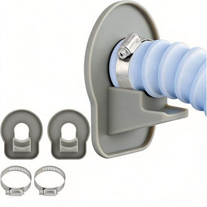 2 Pack Swimming Pool Pipe Holders, Above Ground Swimming Hose Support Holder with Tape, Designed Compatible with Intex Pools Prevent Pipe Sagging, Improve Pool Hoses