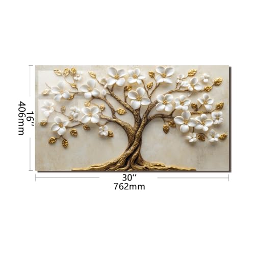 Evgosm Tempered Glass Backsplash for Kitchen, Flowers Stove Splashback, Glass Backsplash, Used for Kitchen Wall Protection and Decoration, Easy to Install and Clean. (30x16'')