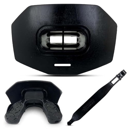 DAMAGE CONTROL Youth Football Mouth Guard – Black - color: Black