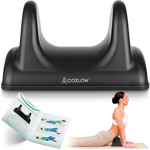 COZLOW Psoas Release Massage Tool for Back & Hip Flexor Muscle Pain Relief - color: Black - Style a