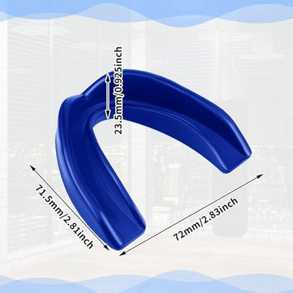 Kathfly 50 Pcs Football Mouth Guards Bulk Sports Mouthpieces - color: Dark Blue