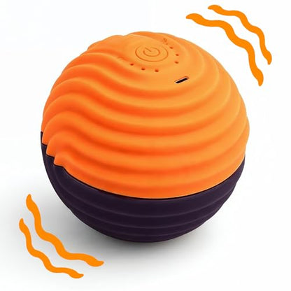 Special Supplies Sensory Massage Ball - Orange & Purple - 4 Vibration Modes, Tactile Stimulation, Stress Relief, Therapy & Sensory Tool for Kids and Adults