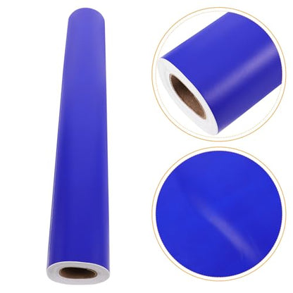 Fish Tank Background Self-Adhesive Aquarium Wallpaper PVC Blue 45cm High 10m Roll Underwater Decoration for Home Aquariums