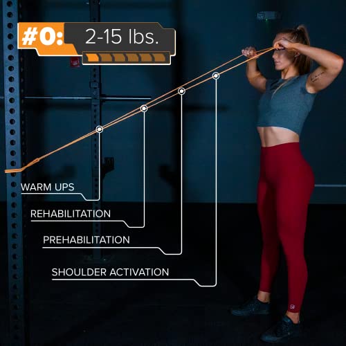 Assisted 41" Pull-Up Band, Resistance & Stretch, Powerlifting & Pull-up Assist Loop (Single Band) - style: #0 (2-15 lbs)