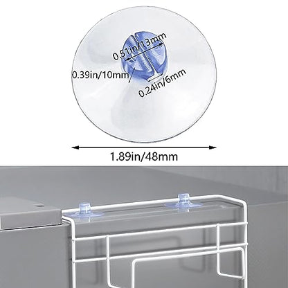 30 Pcs Bathroom Shower Caddy Connectors Suction Cups Heavy Strength Large Suction Cups Without Hooks Replacement Suction Cups for Regular Shower Caddy Basket Christmas Light