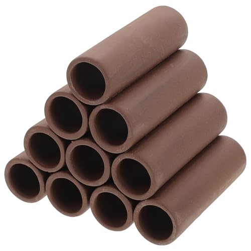 Shrimp Cave Decor Pottery Shelter Spawning Tube Aquarium Breeding Habitat for Shrimp Tank Accessories Hiding Cave Ornament for Freshwater Aquatic Pets