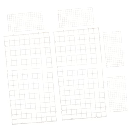 6pcs Aquarium Divider Isolation Board Cups Mesh Divider for Fish Tank for Breeding and Separating Fish and Water Permeable Design