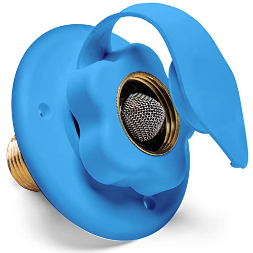 RV Water Inlet Connection. RV City Water Inlet With Check Valve. Inlet Hose Connector. Hose Flange Hookup For RV Camper (Blue) - color: Blue