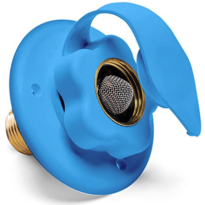 RV Water Inlet Connection. RV City Water Inlet With Check Valve. Inlet Hose Connector. Hose Flange Hookup For RV Camper (Blue) - color: Blue