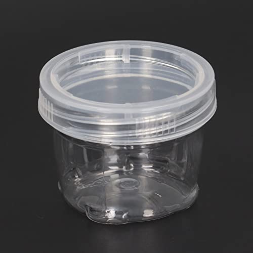 Camping Box, Portable Clear Food Grade PET Seasoning Holders, Spice Containers 5PCS with Mesh Storage Bag for Outdoor Picnic BBQ Travel Fishing