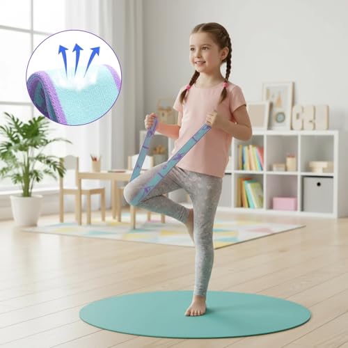 Dance Exercise Band with 8-Section Markers, Stretch Resistance Band for Yoga, Flexibility Training and Workouts