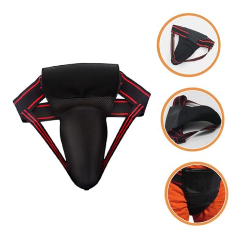 Wakauto Boxing Supply Integrated Groin Protector Comfortable Wear-Resistant Crotch Guard for Men Women Training Practice
