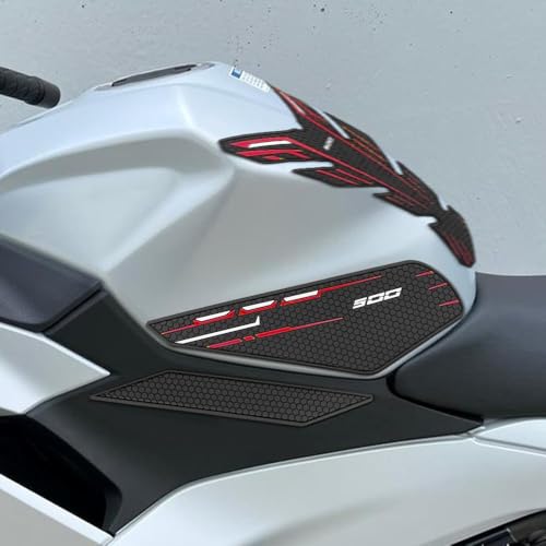 for Ninia 500 Z500 Ninja 500 SE ninja500 2024 2025 2026 New Accessories Side Fuel Tank Pads Protection Stickers Decals Fuel Tank Knee Pads Traction Pads Fuel Tank Pads Anti-slip side fuel tank sticker