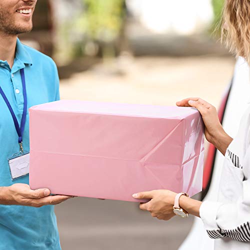 Metronic Poly Mailers 14.5x19 200 Pack, Strong Adhesive Shipping Envelopes for Clothing, Large Shipping Bags for Small Businesses, Waterproof Mailers Poly Bags for Shipping, Packages Bags Light Pink - size: 14.5x19 200PC