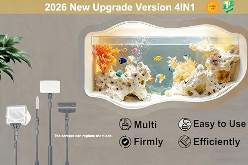 Aquarium Scraper Blades 10Pcs for 4IN1 6IN1 7IN1 9IN1 Cleaning Tools Long Handle Algae Cleaner