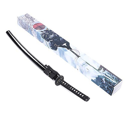 Katana Handmade Full Tang Sharp, Alloy Tsuba Japanese Samurai Sword High Carbon Steel 1060,T10 1095, 40-Inch - color: Sanlinwushen