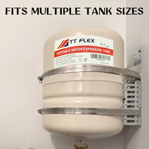 TTFLEX Water Heater Expansion Tank Wall Mounting Bracket 13 inch Diameter Pole Holder Brackets