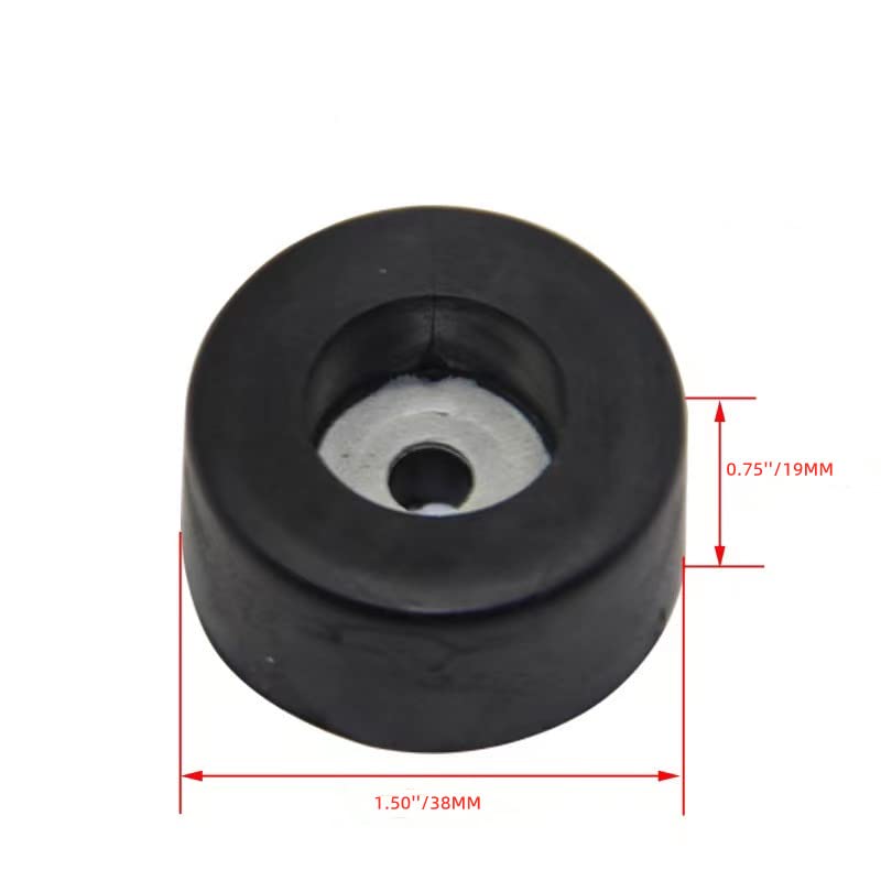 4Pcs Anti Vibration Foot Pad Rubber Isolation Pads Rubber Bumper Feet | For Compressors, Generators, Sound Machine, Power Amplifie,Instrument, Furniture Ect