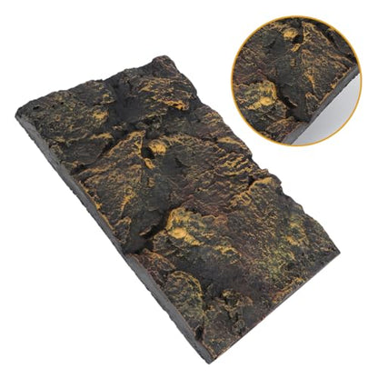 3D Reptile Tank Background Board Aquarium Tank Decoration for Bearded Dragon Decorative Sheet