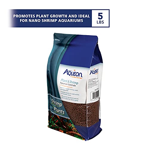 Aqueon Plant and Shrimp Aquarium Substrate, Aqua Soil for Fish Tanks, 5 Pounds - size: 5 Pounds
