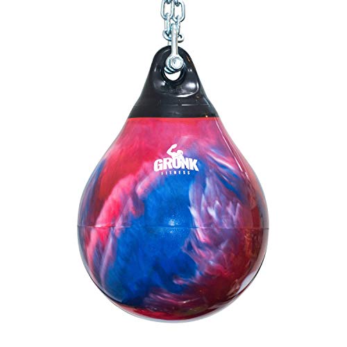 Aqua Training Bag 15" 75 Pound Heavy Punching Bag - color: Aqua Training Bag x Gronk Fitness