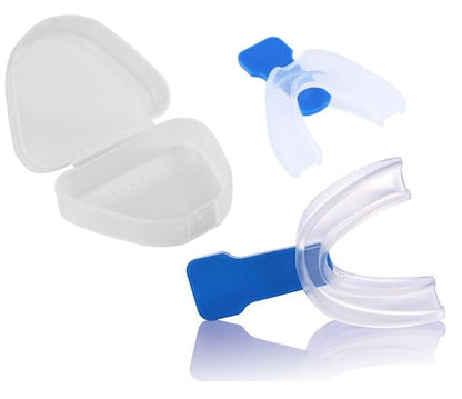 Boil & Bite Double Side Full Mouth Guard Boxing Gum Shield Sports Teeth Protector with Case