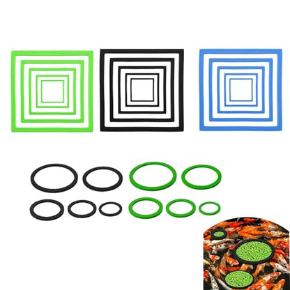 Aquariums Floating Plant Rings for FishTanks Intercepts Plant Cultivation Decorations Eva Rings for Fish Tanks Landscaping