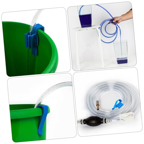 Manual Siphon Pump Water Suction Hose for Car and Home, Practical Guide Oil Tube with Sturdy Suction Pipe for Gasoline and Liquid Transfer, Portable Vehicle Siphon Hose for Fuel