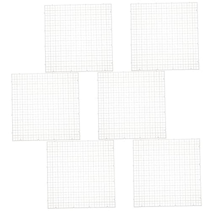 Kisangel 6pcs Fish Tank Divider Aquarium Board Fish Divider for Breeding Easy to Install Versatile Separator - size: 30X30cm