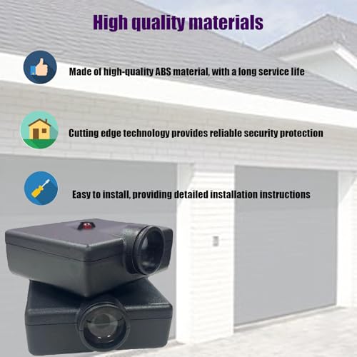 Garage Door Sensors Bracket, Replacement for Genie/Overhead Garage Door sensors, GSTB-R STB-BL Garage Sensor for Genie Garage Door Openers Manufactured After 1993，Includes Sender & Receiver & Bracket.