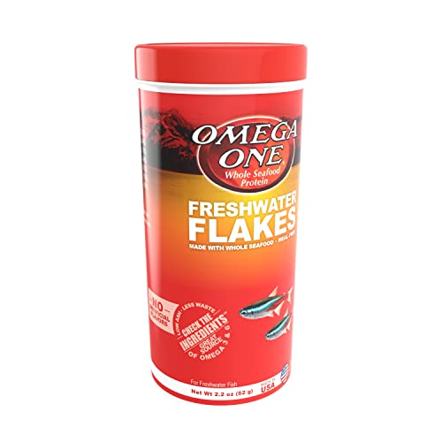 Omega One Freshwater Flakes, 2.2 oz