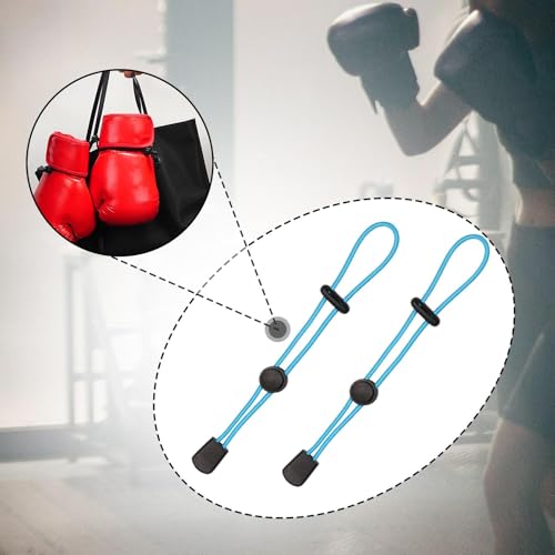 Boxing Gloves Carrying Strap,Shoulder Lanyard Organizer,Holder,Carry Leash,Hanging Leash Boxing Carrier - color: blue