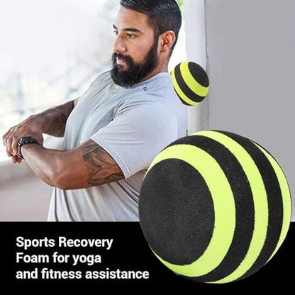 ZJchao Foam for Deep Tissue Release – High-Density EVA Roller for, Physical, Sports Recovery & Myofascial Self- (Large, 4.5")