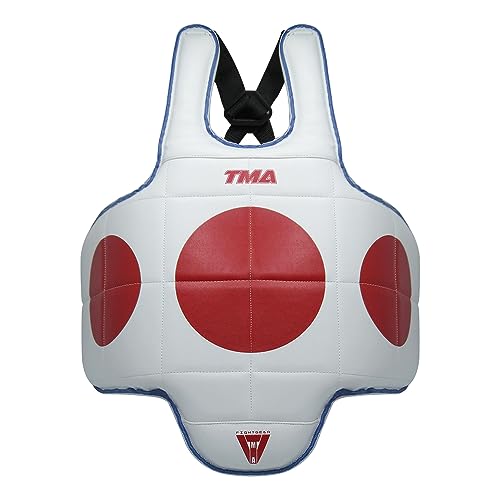 TMA Martial Arts Chest Protector Tae Kwon Do MMA Kickboxing (Reversible) - size: Large-X-Large