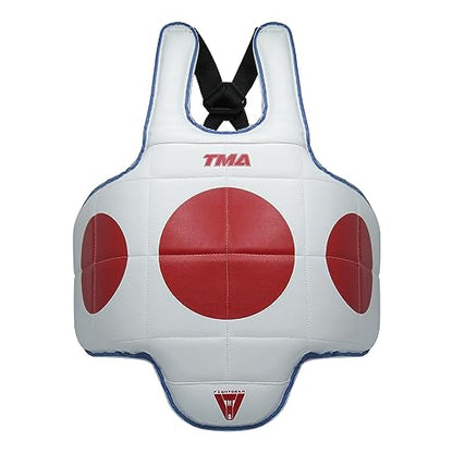 TMA Martial Arts Chest Protector Tae Kwon Do MMA Kickboxing (Reversible) - size: Large-X-Large