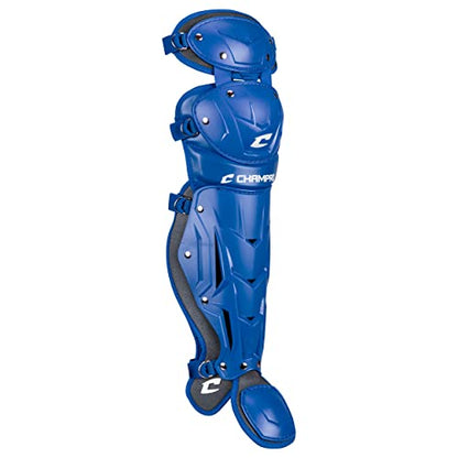 Champro Optimus Pro Catcher/Umpire Leg Guards - color: Royal, size: 14.5"