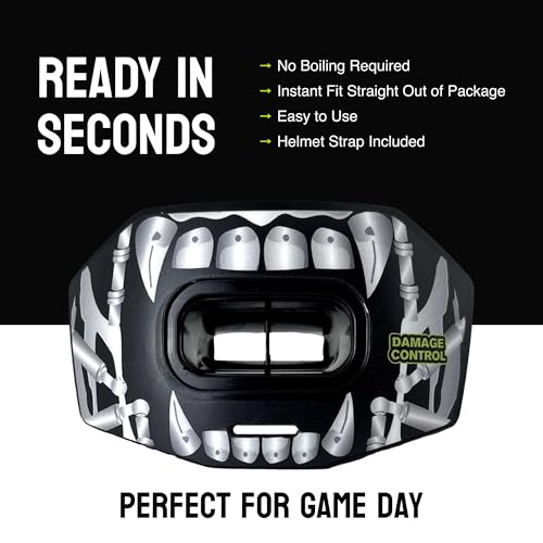 DAMAGE CONTROL Youth Football Mouth Guard – Terror Bite - color: Terror Bite